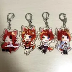 すとぷり 莉犬くん アクリルキーホルダー 4個セット