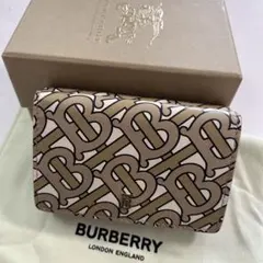 Burberry 折りたたみ財布　財布　TBロゴ