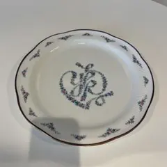 上品で美しい花柄大型プレート