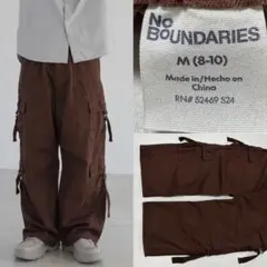 90s No Boundaries テクノ パラシュート カーゴパンツ Tech