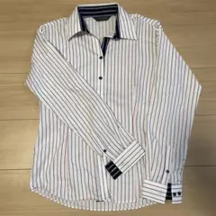 BRICK HOUSE 長袖シャツ ホワイトストライプのサムネイル