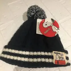 ❤️新品❤️子供用　スヌーピー ボンボリニット帽子