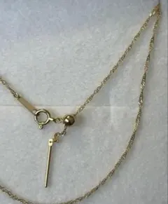 18k ネックレス ピンスルー チェーン Mal. レレレ k18刻印 18金 - メルカリ