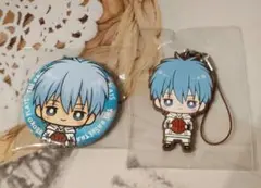 黒子のバスケ 黒子テツヤ コトブキヤ ラバーストラップ＆缶バッジ