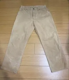 ディッキーズ　ワークパンツ　ダック生地