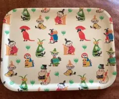 ムーミン　トレイ　トレー　50′パターン