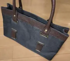 renoma paris（レノマパリス）ダークグレー トートバッグ キャンバスのサムネイル