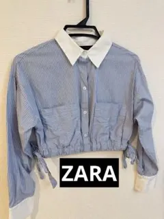 ZARA ストライプシャツ
