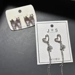 N-Boolo & J*S 925銀ピアスセット