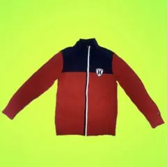 TOMMY HILFIGER 赤 ネイビー ジップアップジャケット
