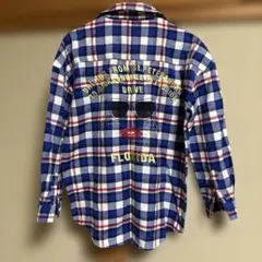 AZUL by moussy チェック柄長袖シャツ