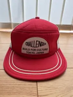 【週末セール】CHALLENGER メッシュキャップ 赤