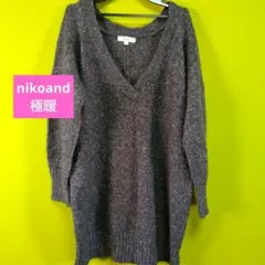 nikoand極暖チュニックセーター最終値下げ