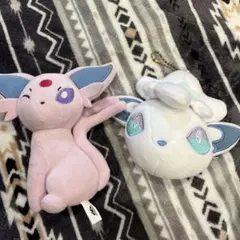 ポケモン　エーフィ　ロコン　ぬいぐるみ　ポーチ