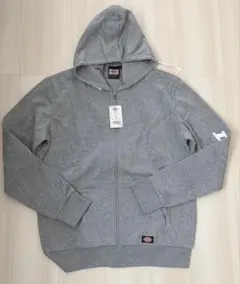 【新品未使用】Dickies グレー ジップアップ パーカー 3L D-166