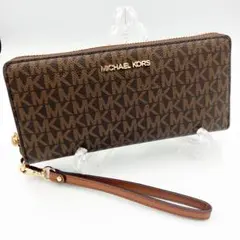 【新品未使用】マイケルコース ☘ 長財布 ☘ MKシグネチャー ☘ PVC