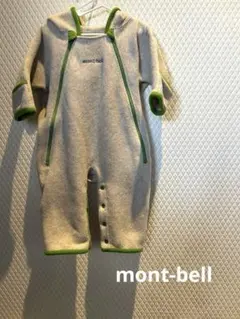 〔目立った汚れなし〕mont-bell フリースロンパース Mサイズ