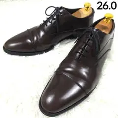 極美品】REGALリーガル『本革メンズタッセルウィングチップ 黒27cm