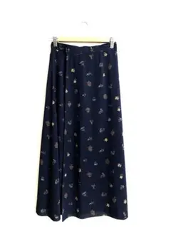 【J.PRESS】花柄ラップスカート　Mのサムネイル