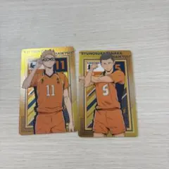 ハイキュー 月島蛍 田中龍之介 カードセット