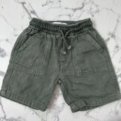 ZARA オリーブグリーン ショートパンツ 4歳