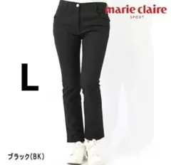 マリクレール　レディース　9分丈パンツ　M Lサイズ　ブラック　黒　ゴルフウェア