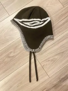 UMBRO FREAK'S STORE 耳あて付きニット帽 ブラウン