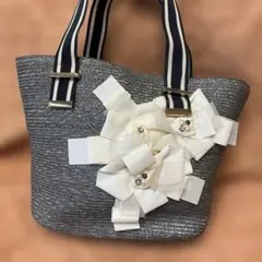 LANVIN en Bleu トートバッグ グレーのサムネイル