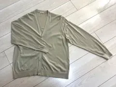 【廃盤デザイン】XLサイズ｜ウォッシャブルシアーニットカーディガン