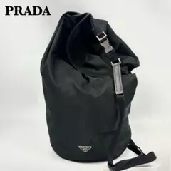 【美品】プラダ ボンサック ボディバッグ ショルダーバッグ ナイロン 黒
