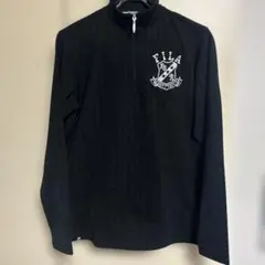 FILA ジップアップジャケット 黒　ゴルフ　長袖　ウェア
