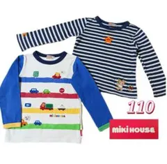 大人気！ミキハウス◆プッチー君　長袖Tシャツ◆車　乗り物◆110cm