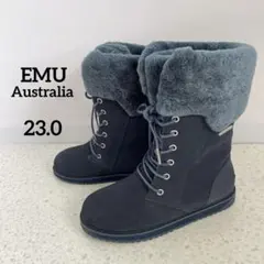 EMU Australiaエミュー　レースアップブーツ　ムートンブーツ　ミドル丈