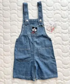 ［新品］　しまむら　リトシー　サロペット　ミッキー　ディズニー　ズボン　100