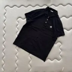MONCLER ポロシャツ トリコロールワッペン ネイビー - メルカリ
