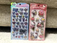 ハローキティ スパンコールシール　エンジェルブルー　うるちゅるPOPシール
