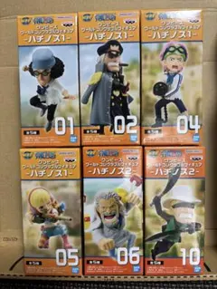 ワンピース ワールドコレクタブル フィギュア ハチノス 6個セット