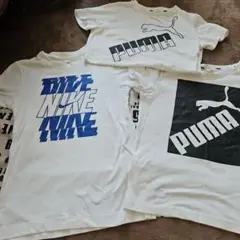 NIKE PUMA ロゴ Tシャツセット140
