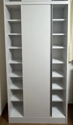 ☆引戸の収納棚・ラック 新品・未使用 匿名配送 高さ95cm ホワイト