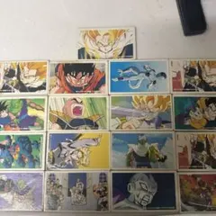 コレクター必見　昭和のおもちゃ　ドラゴンボール メンコ 17枚セット