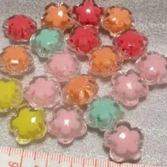 少し大ぶり お花 ビーズ ハンドメイドなどに