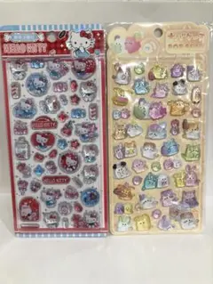 サンリオ　ハローキティ オバケーヌ　ボンボンドロップシール2枚セット