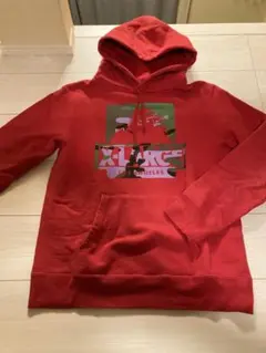 XLARGE 赤 フード付きパーカー