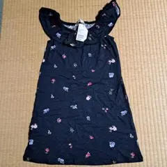 新品未使用H&M135～140花柄トップスワンピース