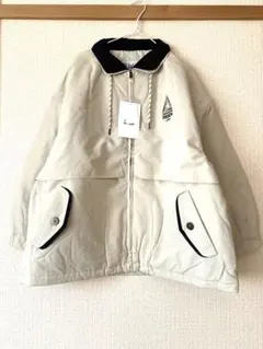 8999円　Java 中綿ジャケット　ナイロンブルゾン　防寒着　裏キルティング