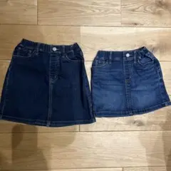 ユニクロ　デニムスカート110 130