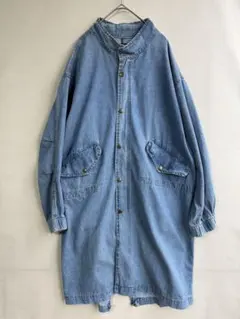 Niubin BOJUE　デニム　モッズコート　スタンドカラー　L　M65