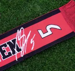 最終戦！　浦和レッズ　 マリウス・ホイブラーテン ニットマフラー　未開封