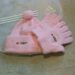 アディダス  子供用  ニット帽  手袋  セット