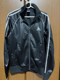adidas Climalite 黒 ジャージ M シルバー